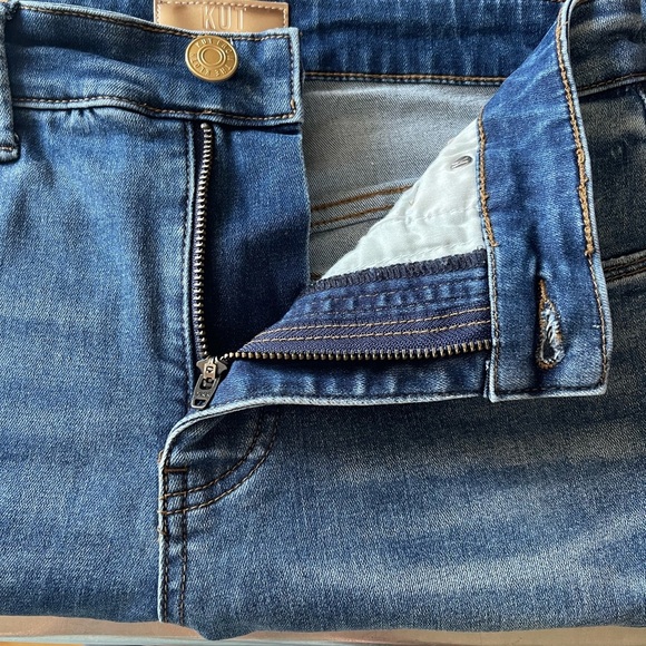 KUT FROM THE KLOTH CHARLIZE HIGH RISE FAB AB CIGARETTE JEANS SZ 4 EUC - Picture 4 of 13